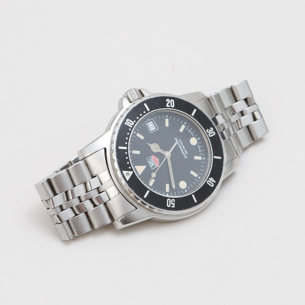 WRISTWATCH, Tag Heuer, Professional, steel, quartz, approx 1990s ...