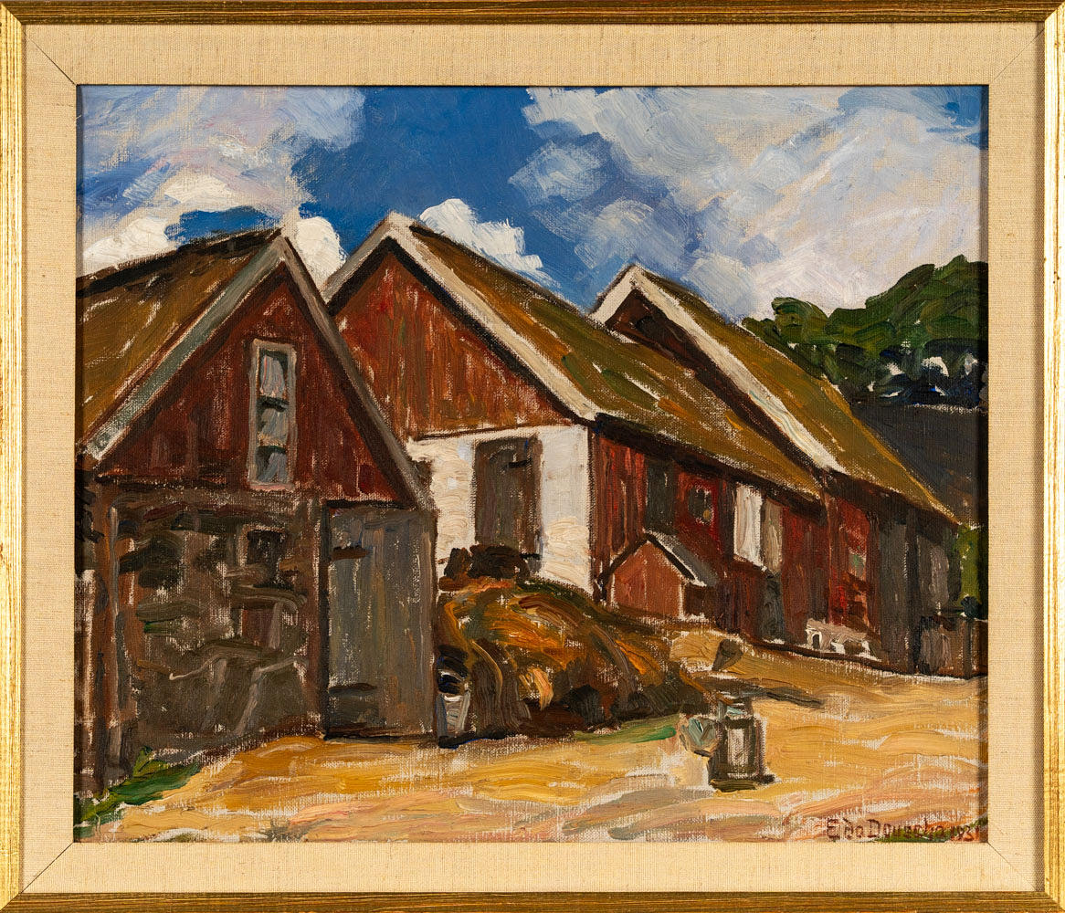 EDA DOUSCHA. Oil on canvas, signed, dated 1931.