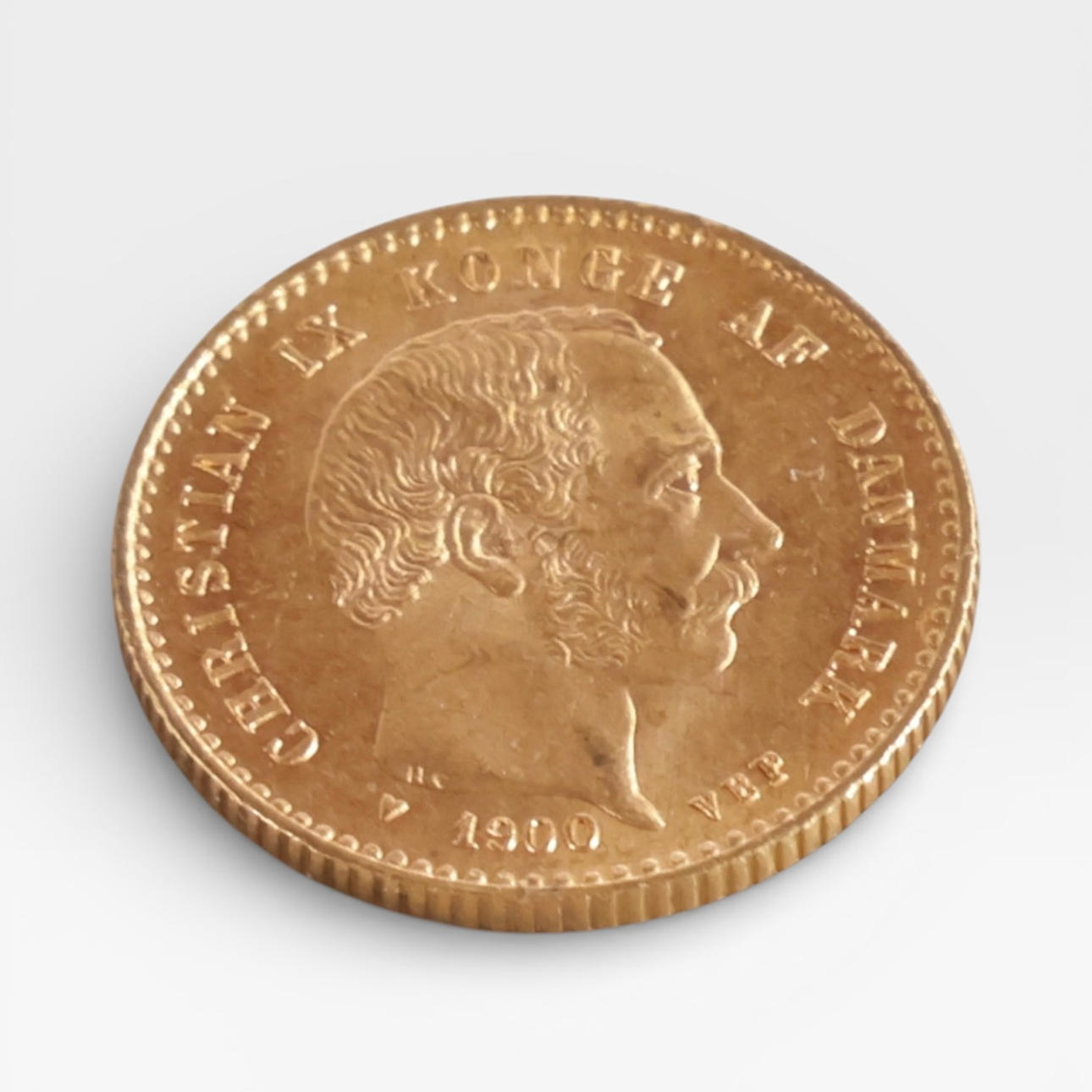 10 danska kronor - Christian IX - 1900, guldmynt. Mynt, Medaljer ...