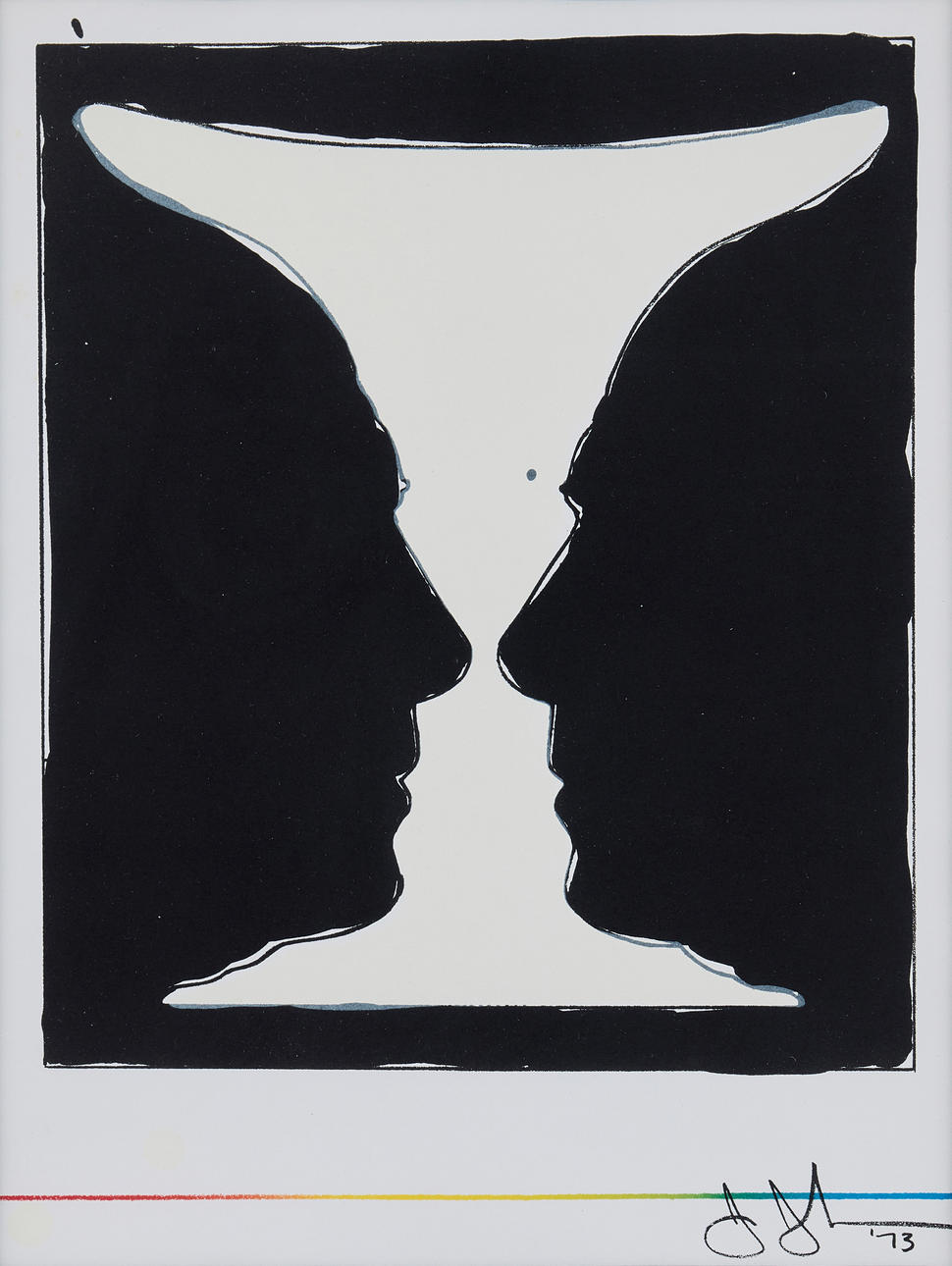 JASPER JOHNS (USA BORN 1930). “Cup 2 Picasso”.