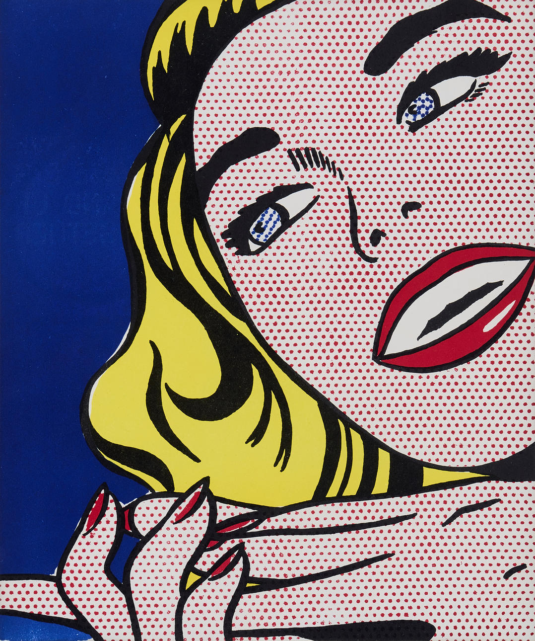 ROY LICHTENSTEIN. "Girl" ur "1 c Life".