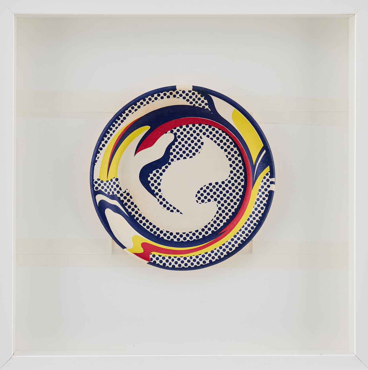 ROY LICHTENSTEIN. "Paper Plate".