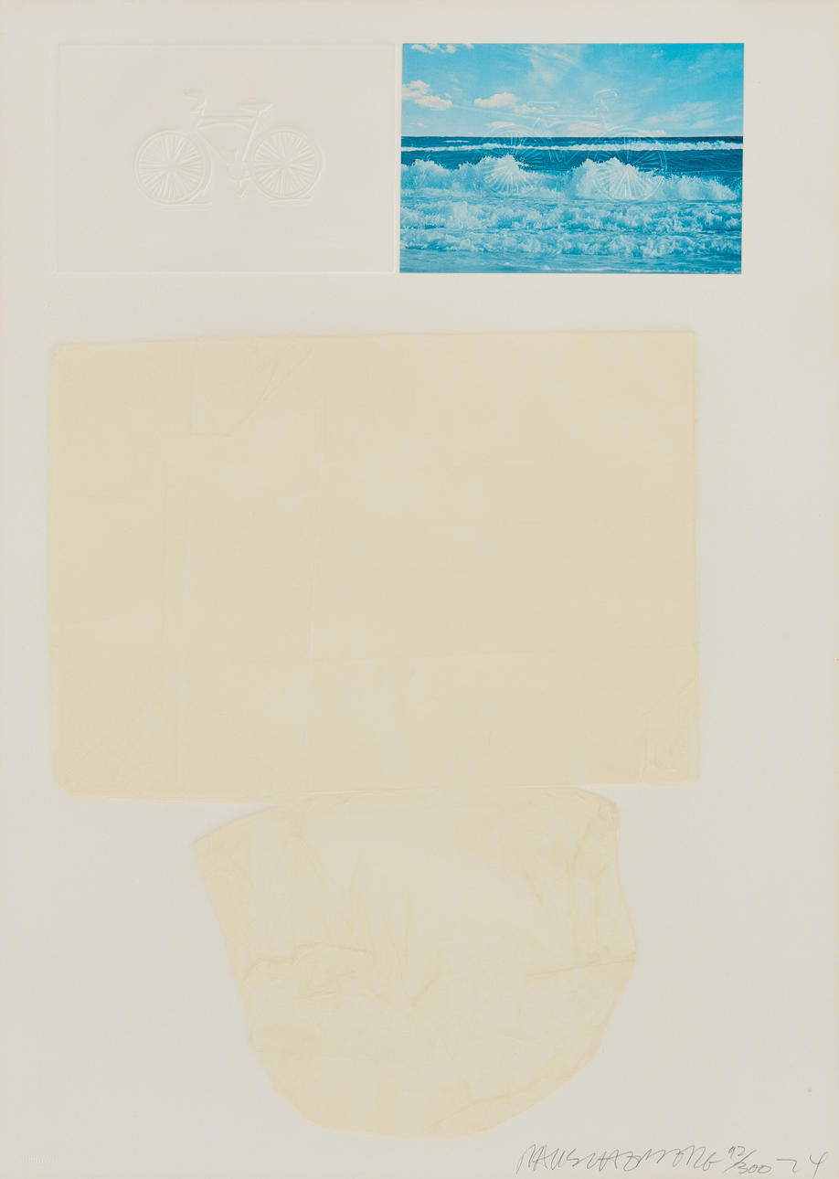 ROBERT RAUSCHENBERG. "The Tramp".
