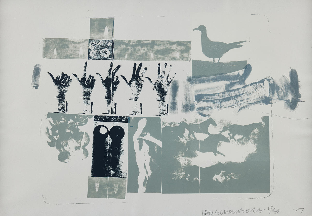 ROBERT RAUSCHENBERG. "Prophecy" ur sviten "Romances".