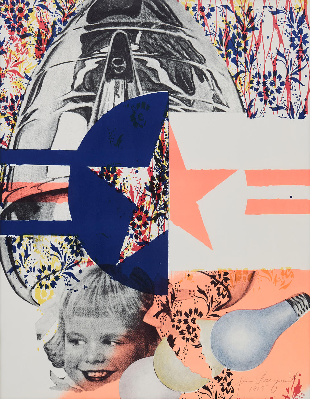 JAMES ROSENQUIST. "F-111" (Castelli Gallery Poster).