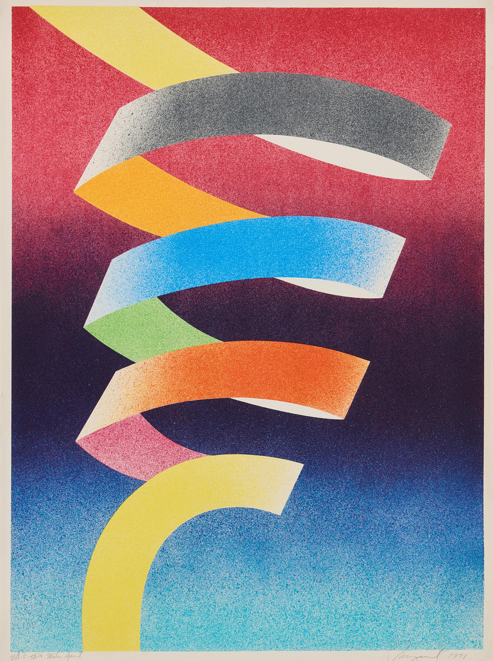 JAMES ROSENQUIST. "Water Spout" ur "Cold Light Suite".