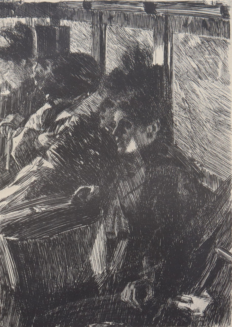 AFTER ANDERS ZORN. print, “Omnibus”.