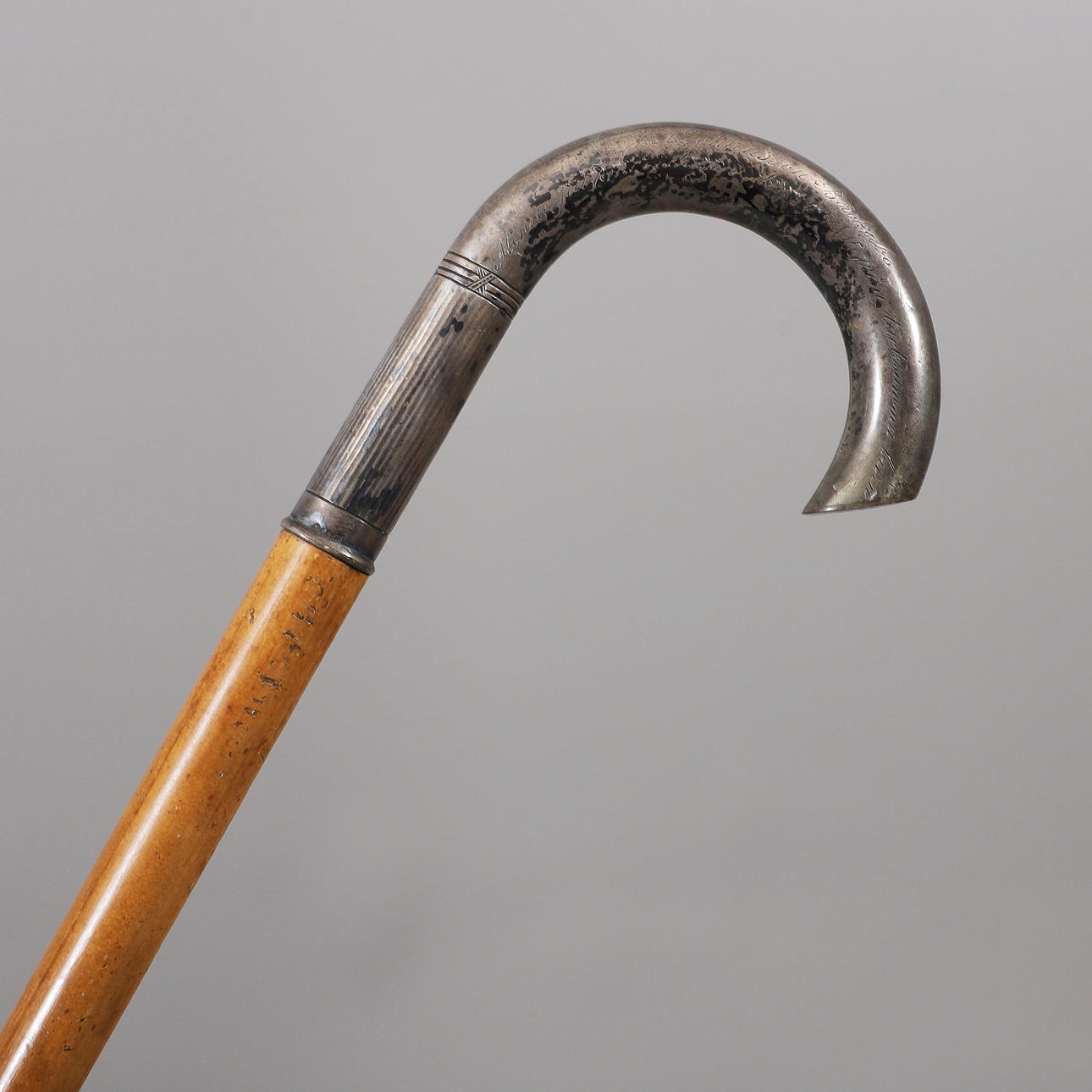 KÄPP med silverkrycka, 1900-talets första hälft.