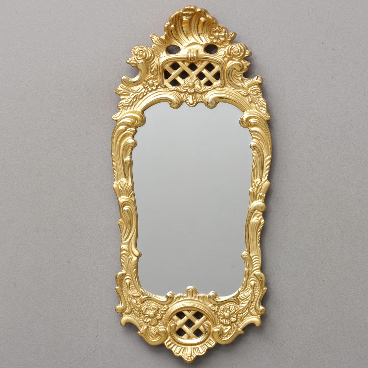 SPEGEL, förgylld, 1900-tal.