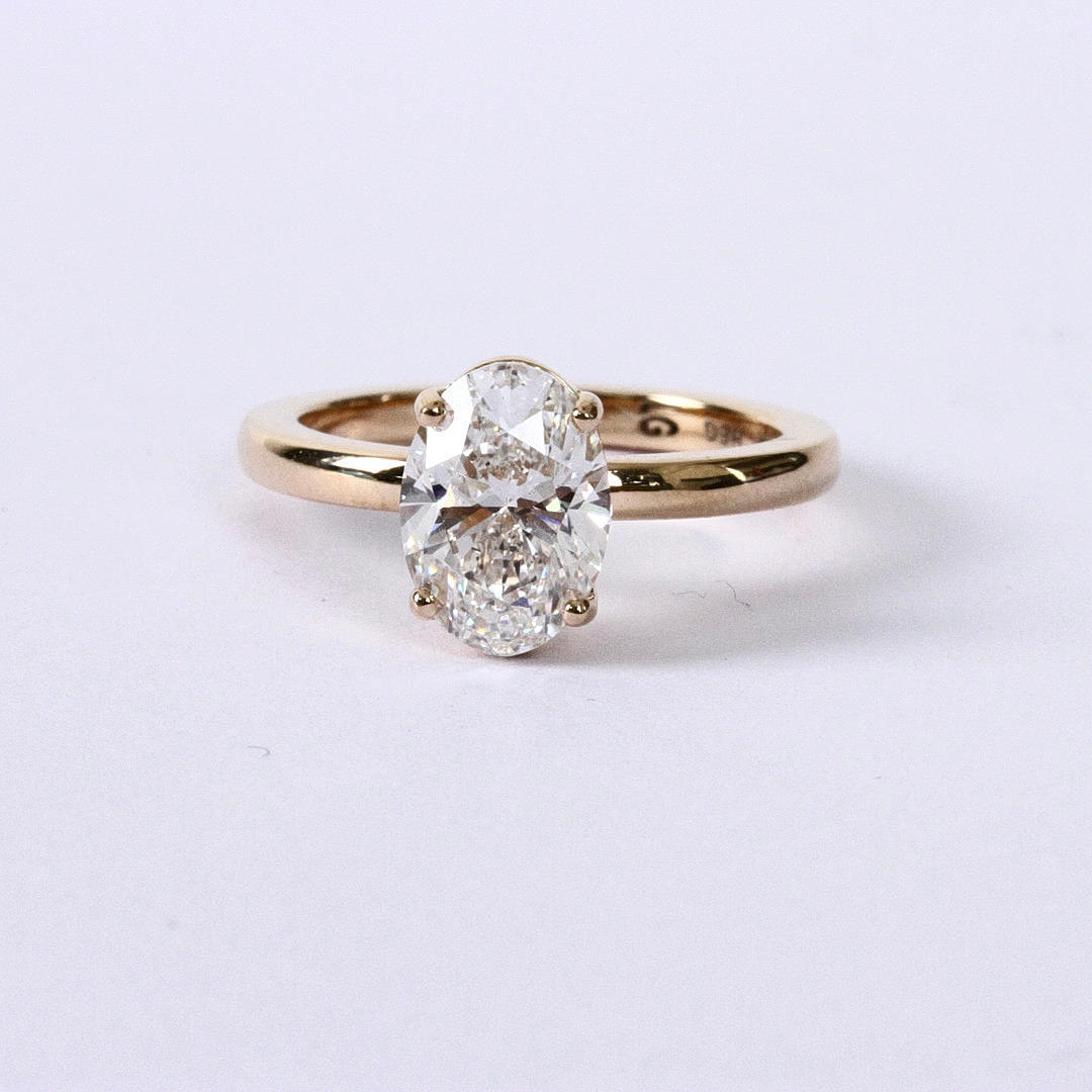 DIAMOND RING, 2,01ct, 18K IGI Cert Labgrown.