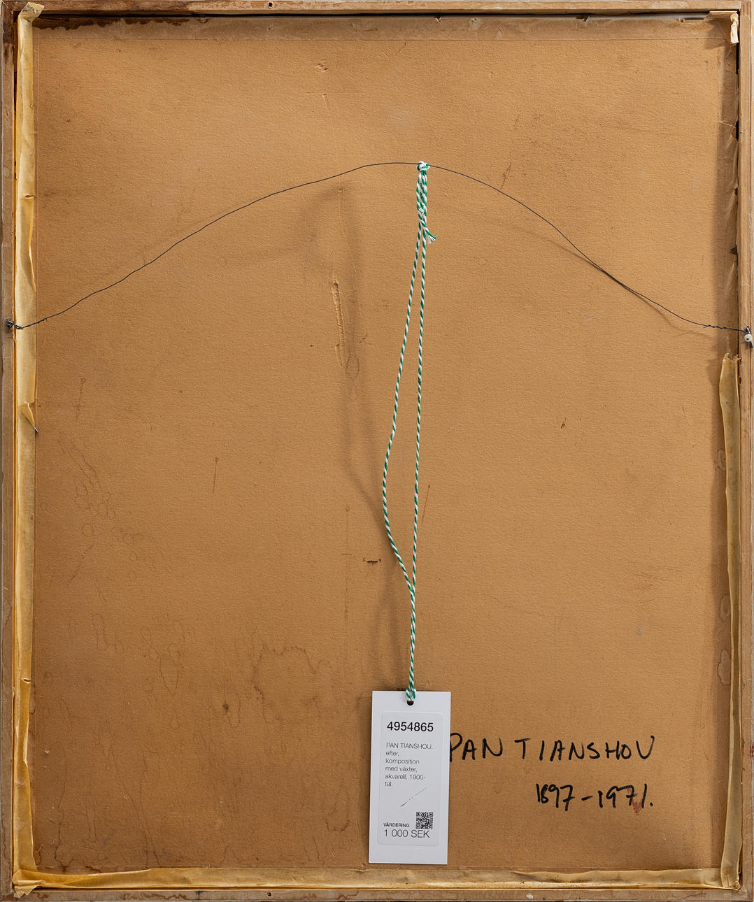 PAN TIANSHOU. after, composition with plants, 20th century. Asiatica ...