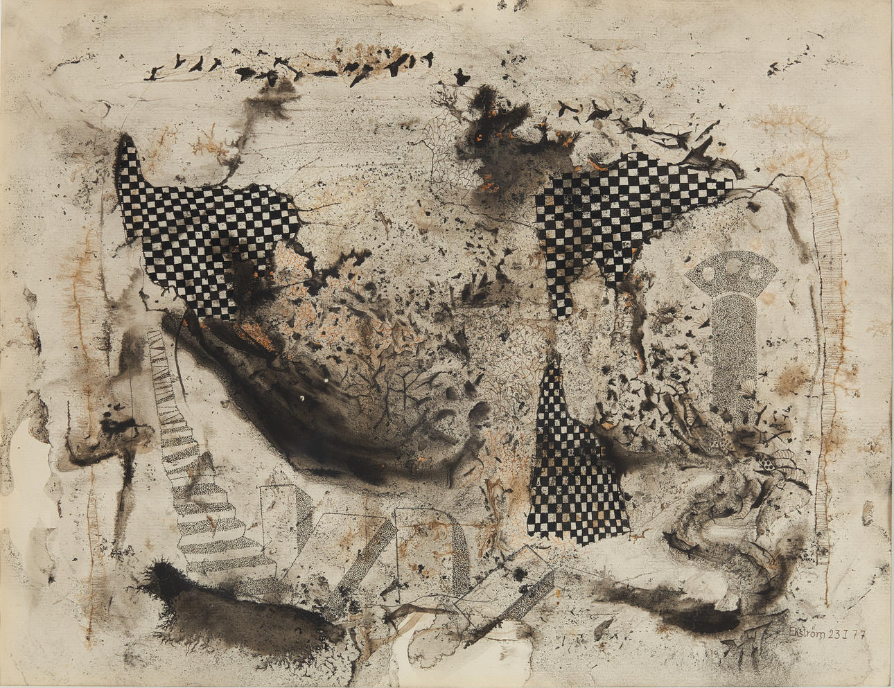 THEA EKSTRÖM. "Komposition 23 I 77".