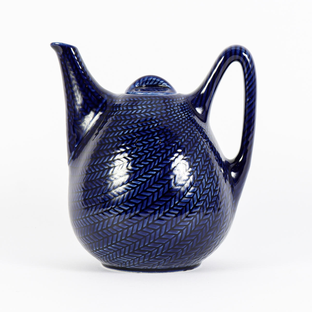 HERTHA BENGTSON. Tekanna, Rörstrand, Blå Eld.