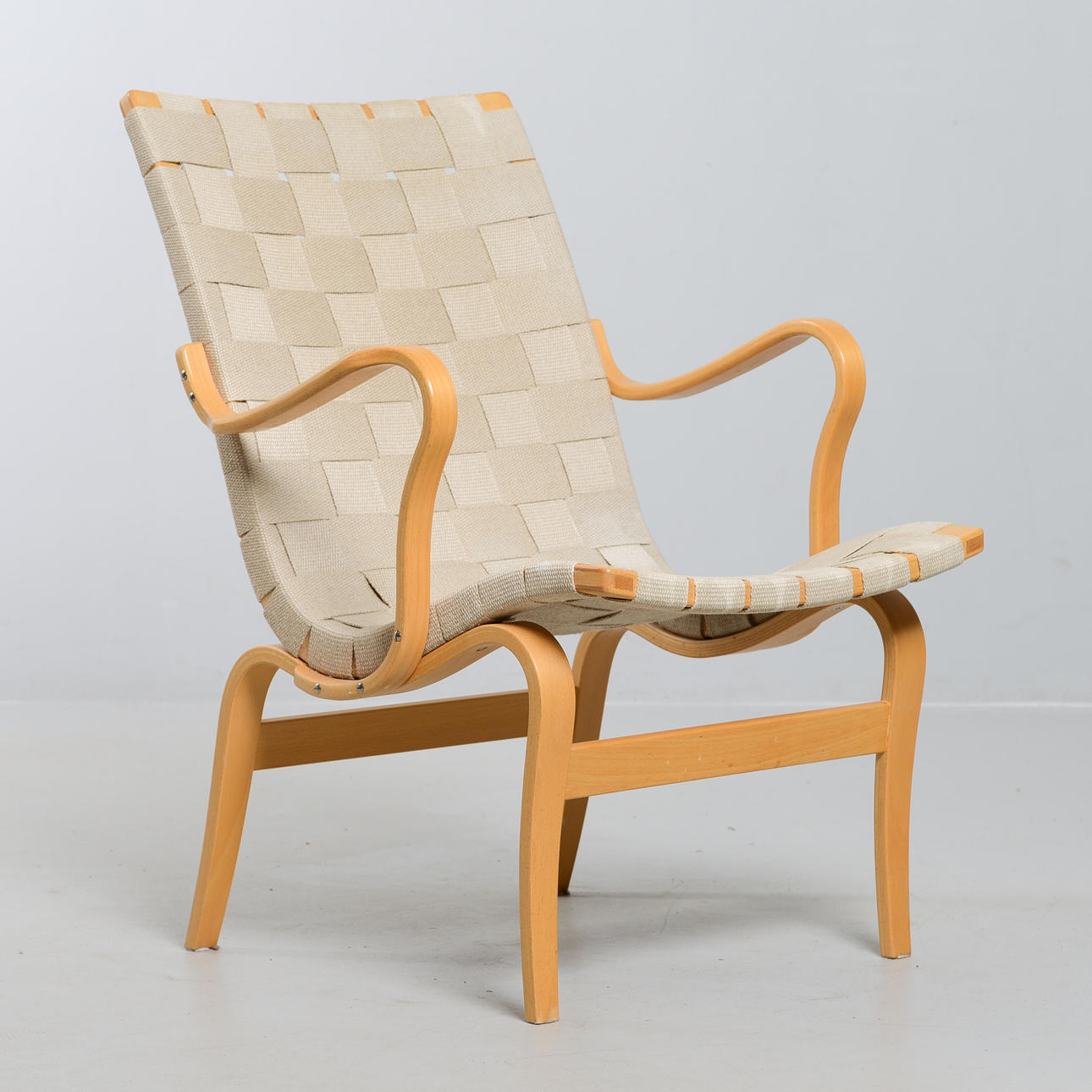 BRUNO MATHSSON. “Eva”, armchair, Dux.