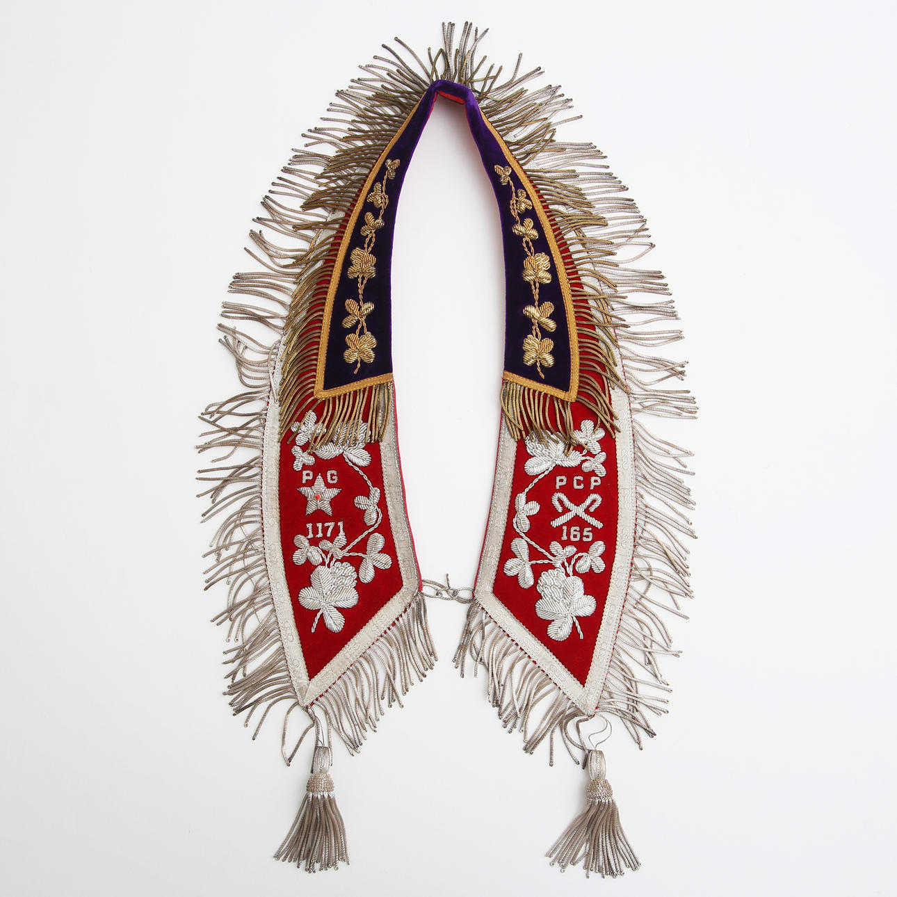 COLLAR, textile Odd Fellow.