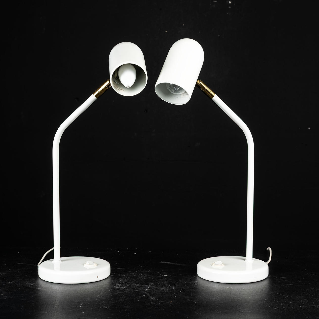 BORDSLAMPOR, 1 par, Belid typ B275.