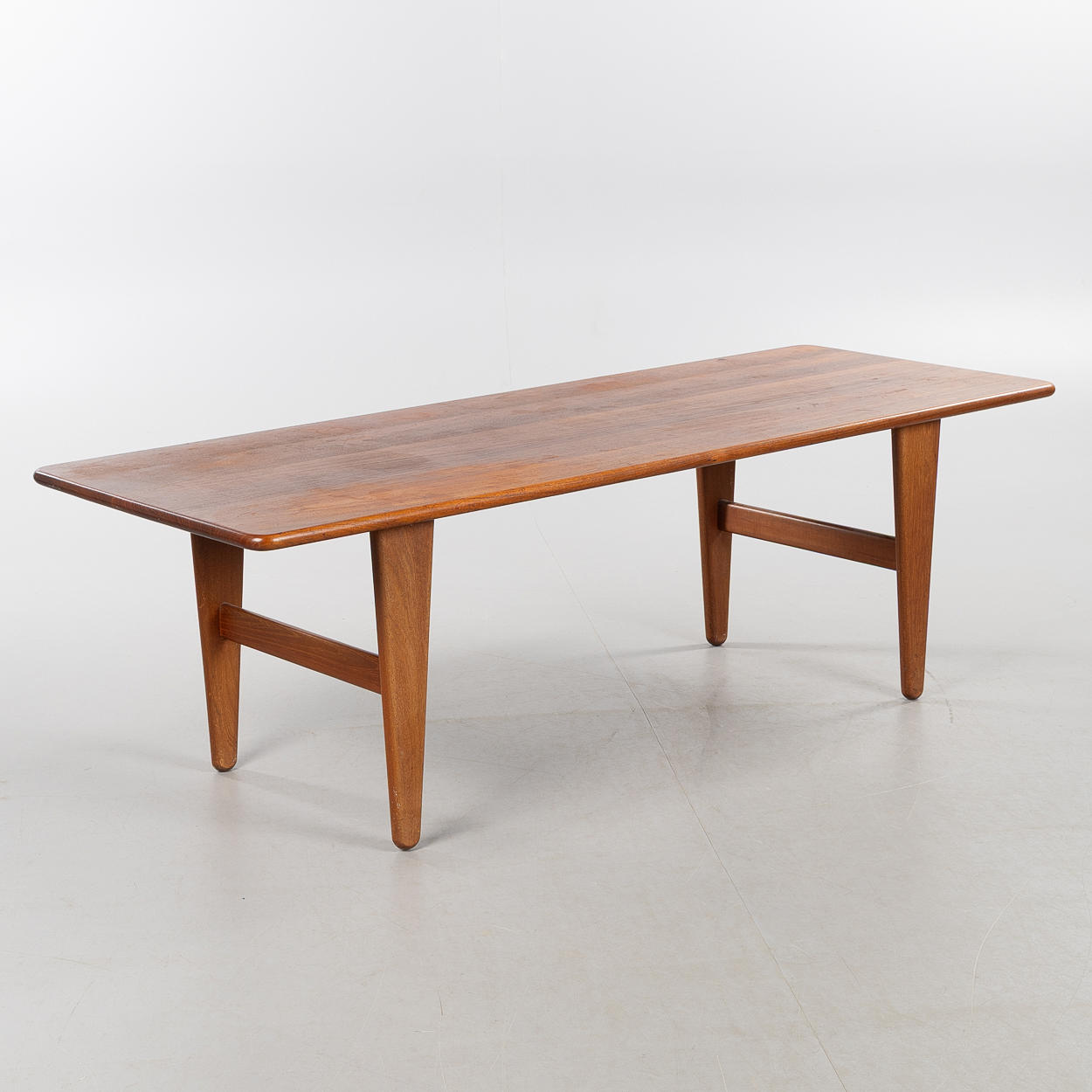 A teak coffee table, Scandinavia, 1960s.