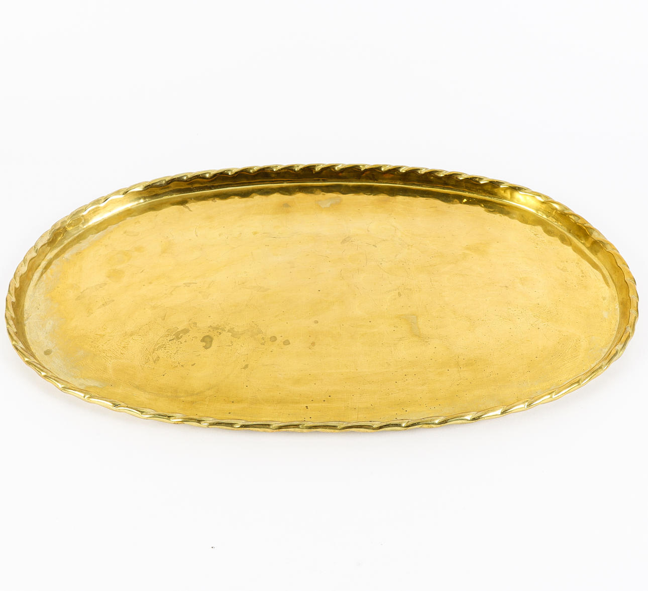 BRASS WASHER, stamped needlework.