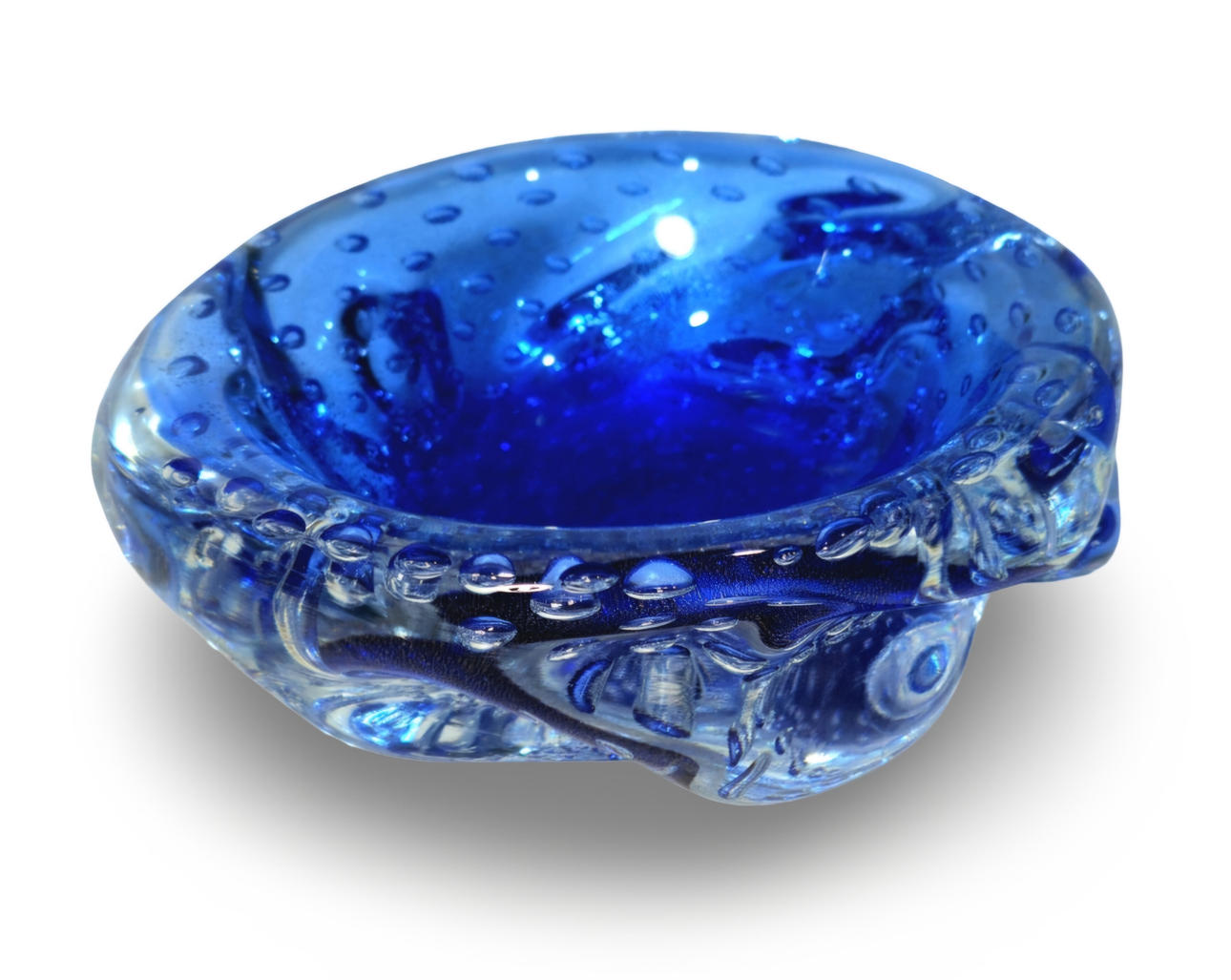 Murano glass ashtray.