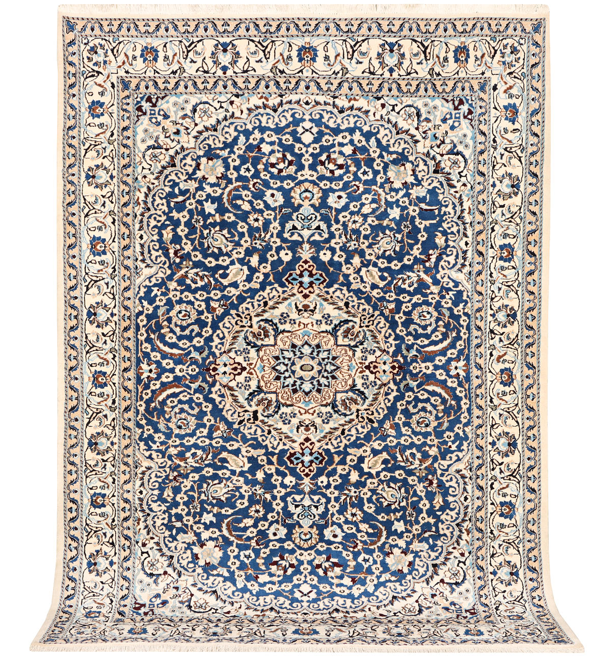 CARPET, Nain (partsilk), 300 x 189 cm.