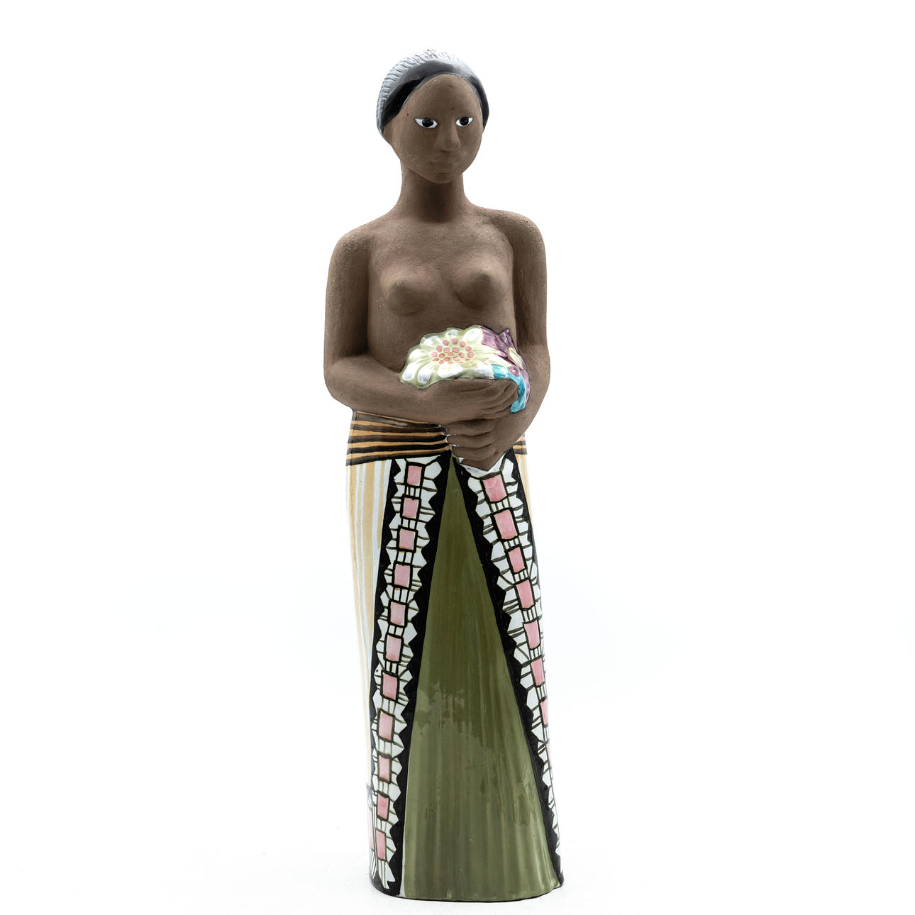 MARI SIMMULSON. Sculpture, Earthenware, No. 5063, Upsala-Ekeby.