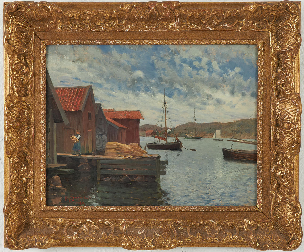JOHAN ERICSON. Motifs from Marstrand.