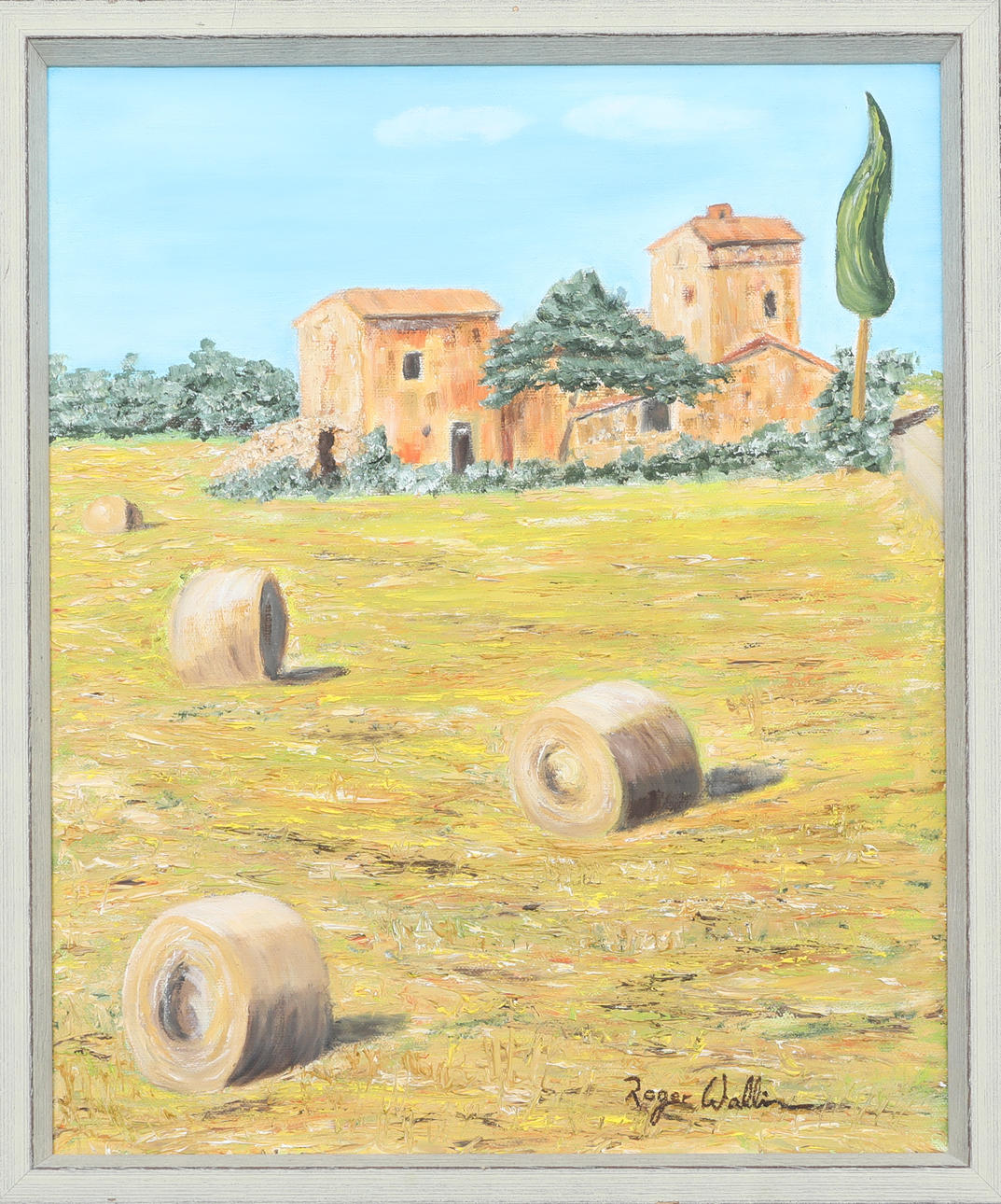 ROGER WALLIN. Oil on canvas, signed.