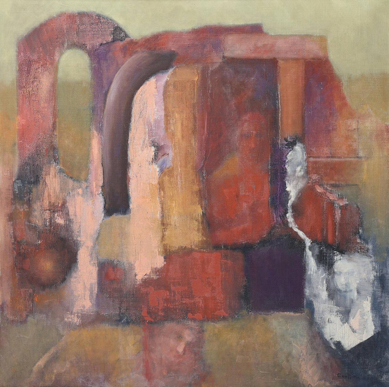 GUNNAR GAUFFIN. Oil on canvas, signed.