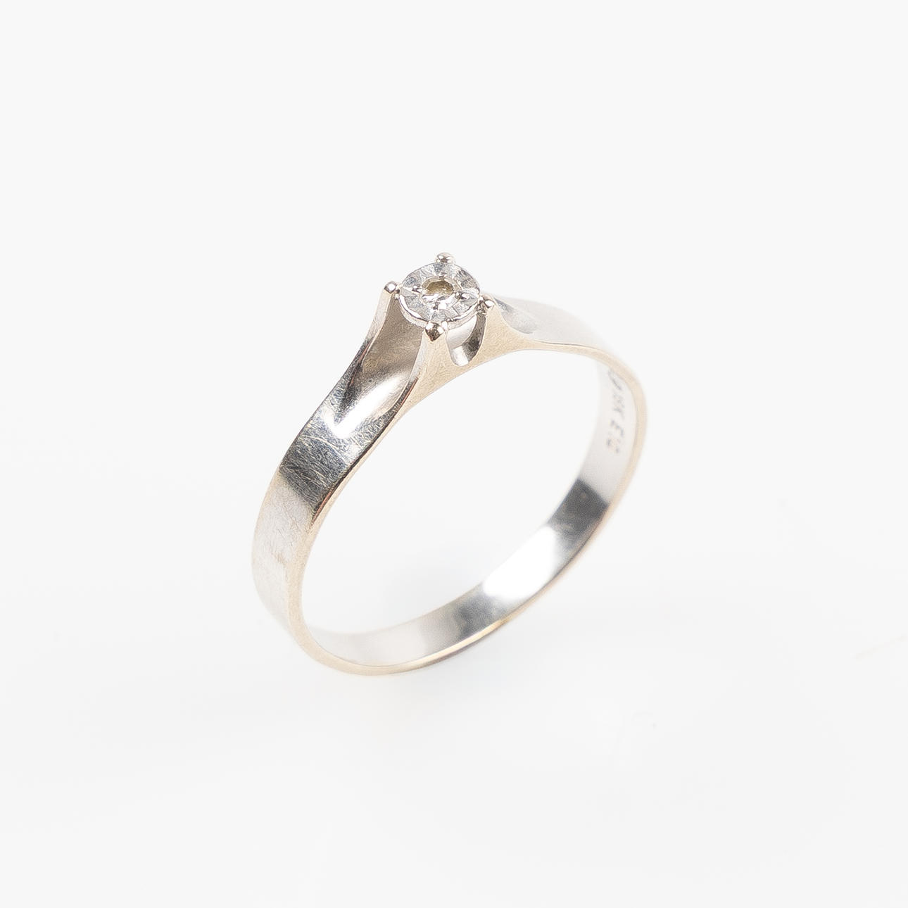 RING, 18K white gold.