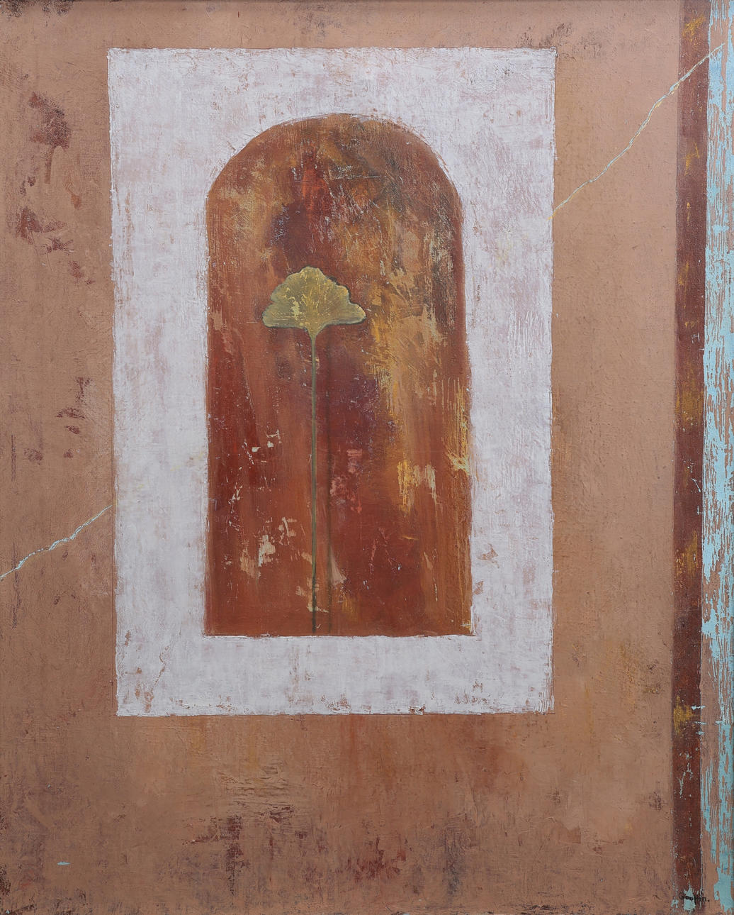 GUNNAR GAUFFIN. Oil on canvas, “Time passes”, signed.