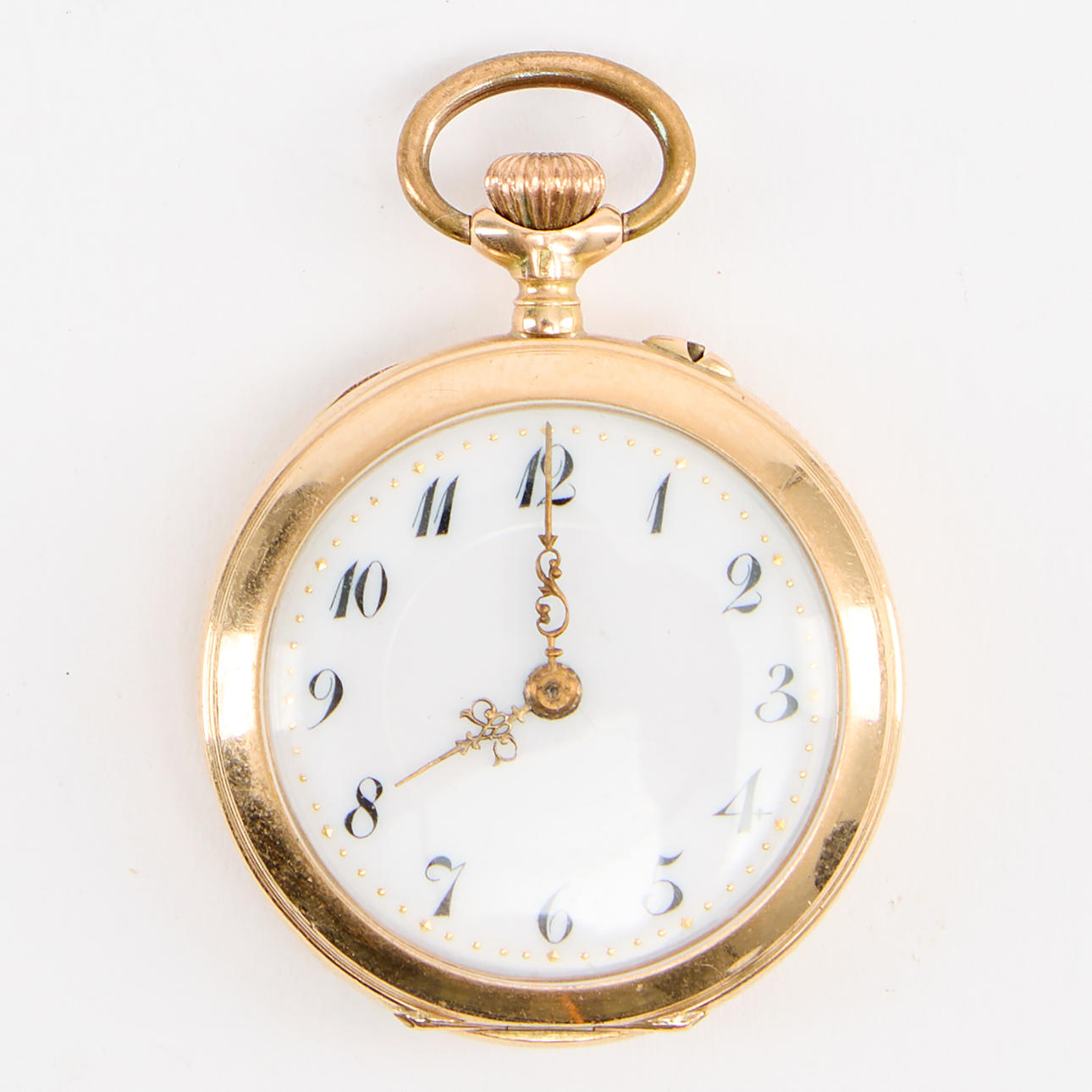 LADY'S POCKET WATCH, 14k gold.