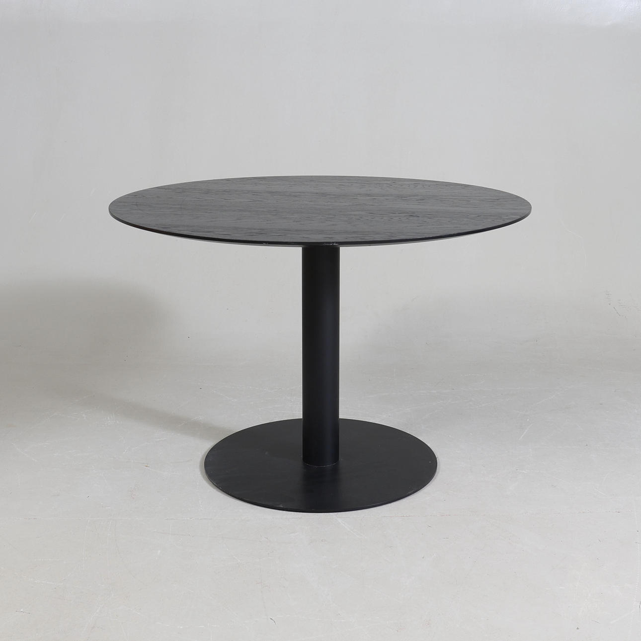 DINING TABLE, wood and metal, contemporary.