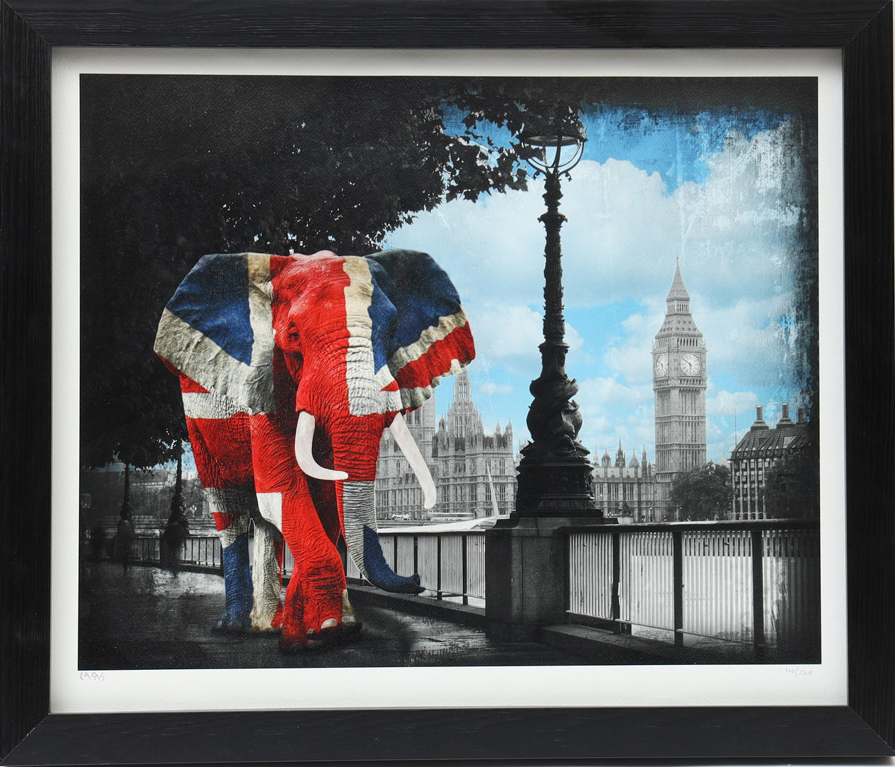 LARS TUNEBO. Giclee print, “Union Jack” Signed and numbered.