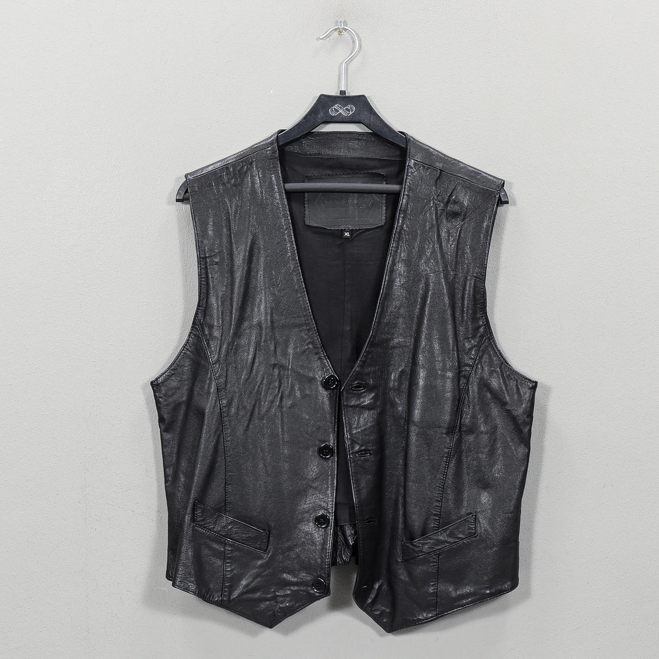 SKINNVÄST Genune Lether.