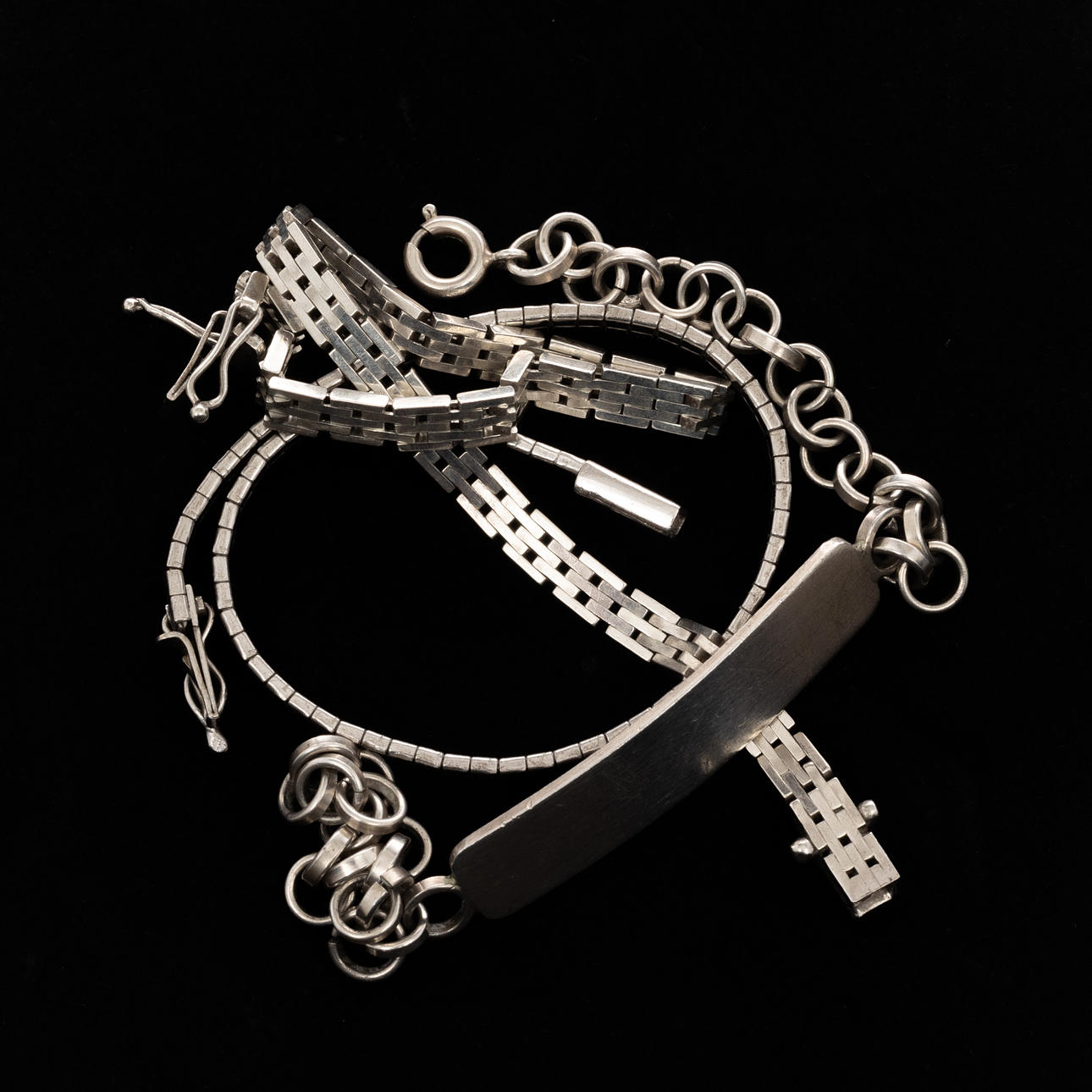ARMBAND, 3 st, Silver.