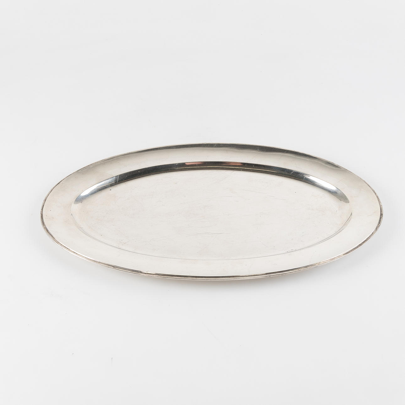 SERVING DISH, silver, Germany.