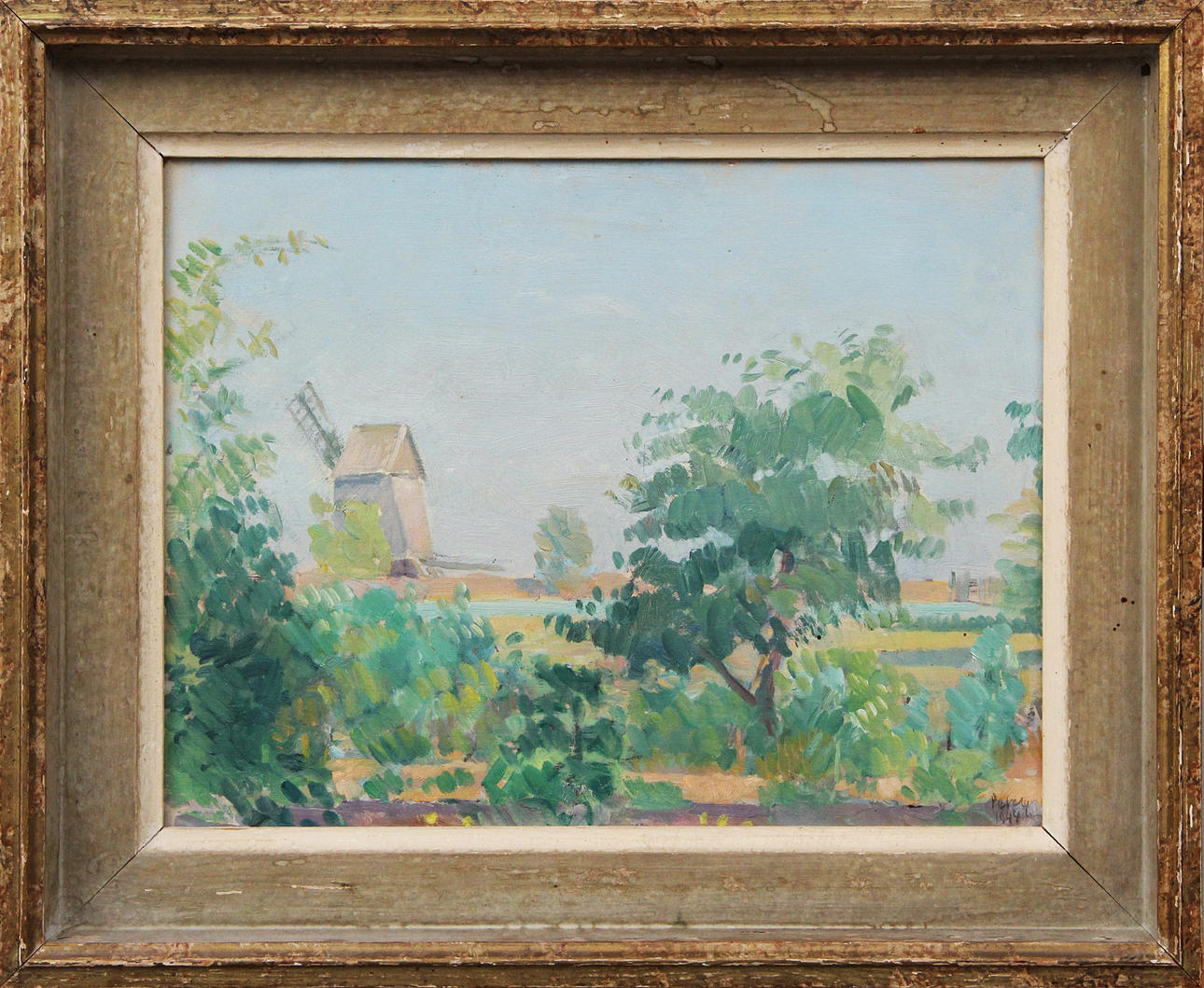 ARTHUR PERCY. OIL, on panel, signed, 1944.