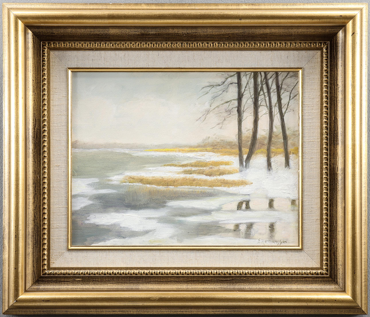 ELSE HERMANSSON oil on panel, signed.