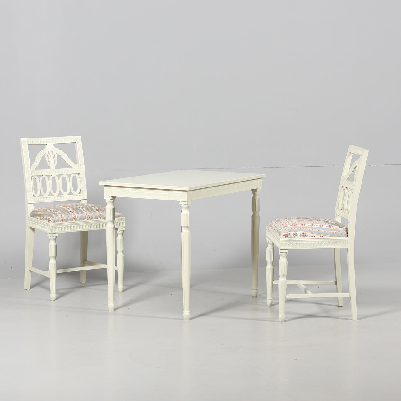 3-piece seating area, zero model, Gustavian style.