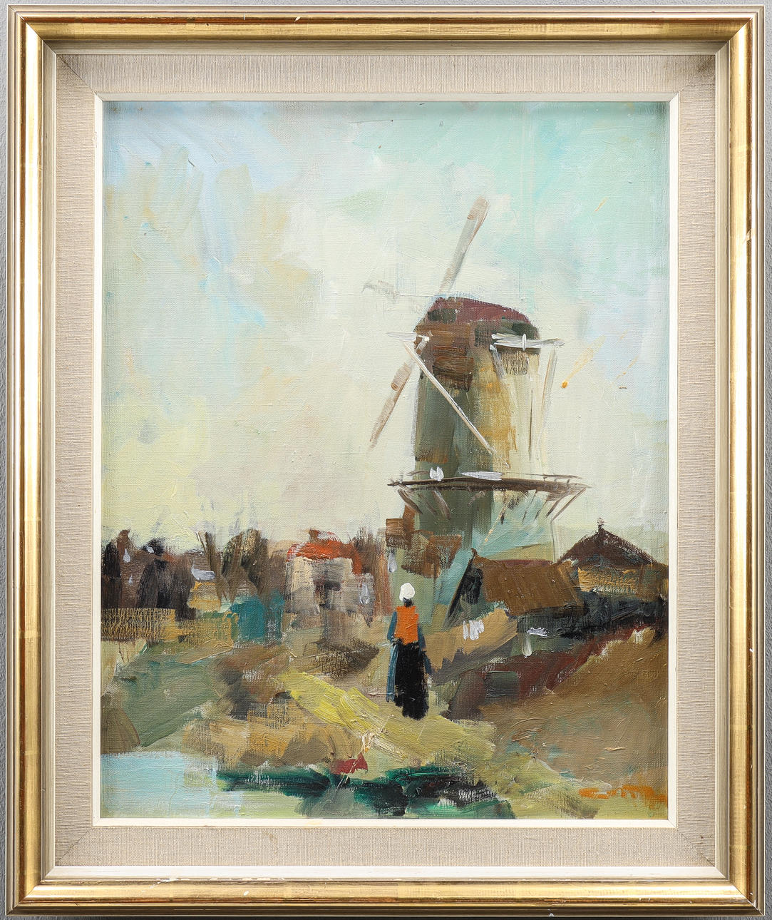 NICOLAI COSTER oil on canvas, signed.