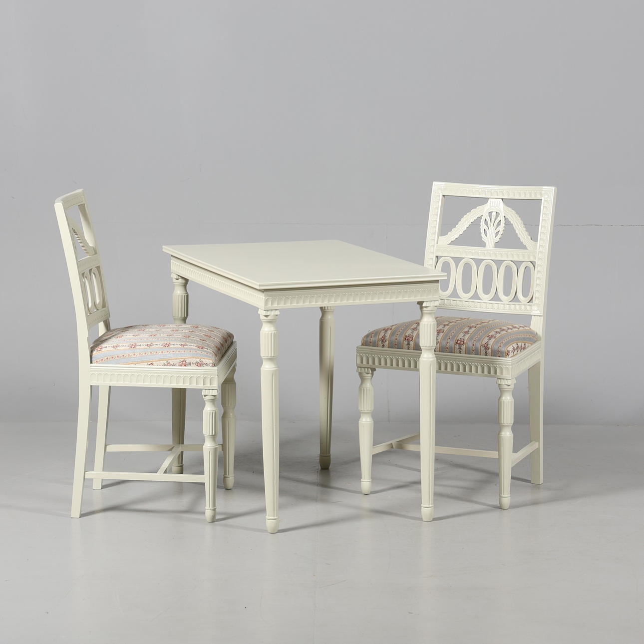 3-piece seating area, zero model, Gustavian style.