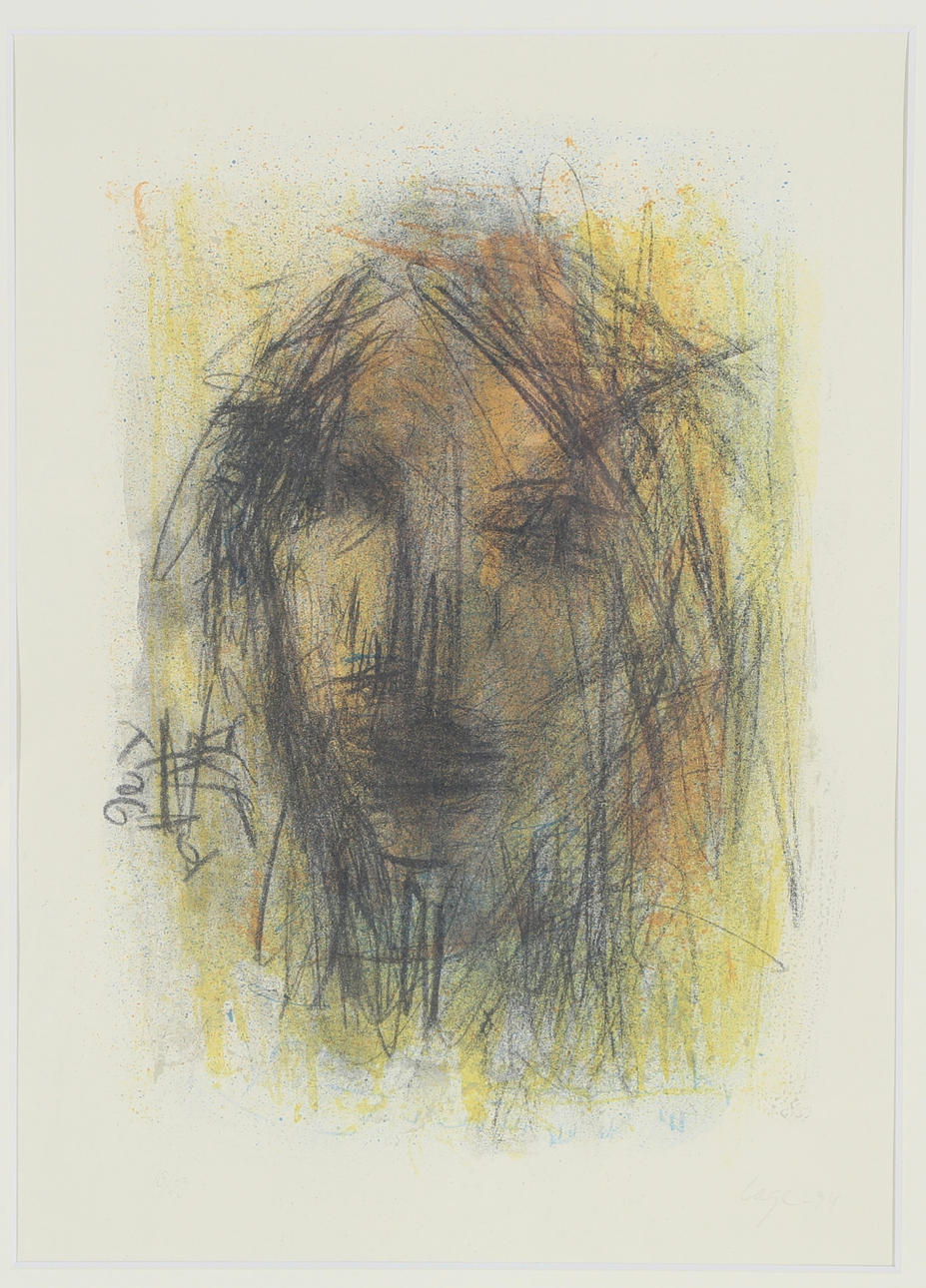 LEIF LAGE (1933-2020). Face, lithography.
