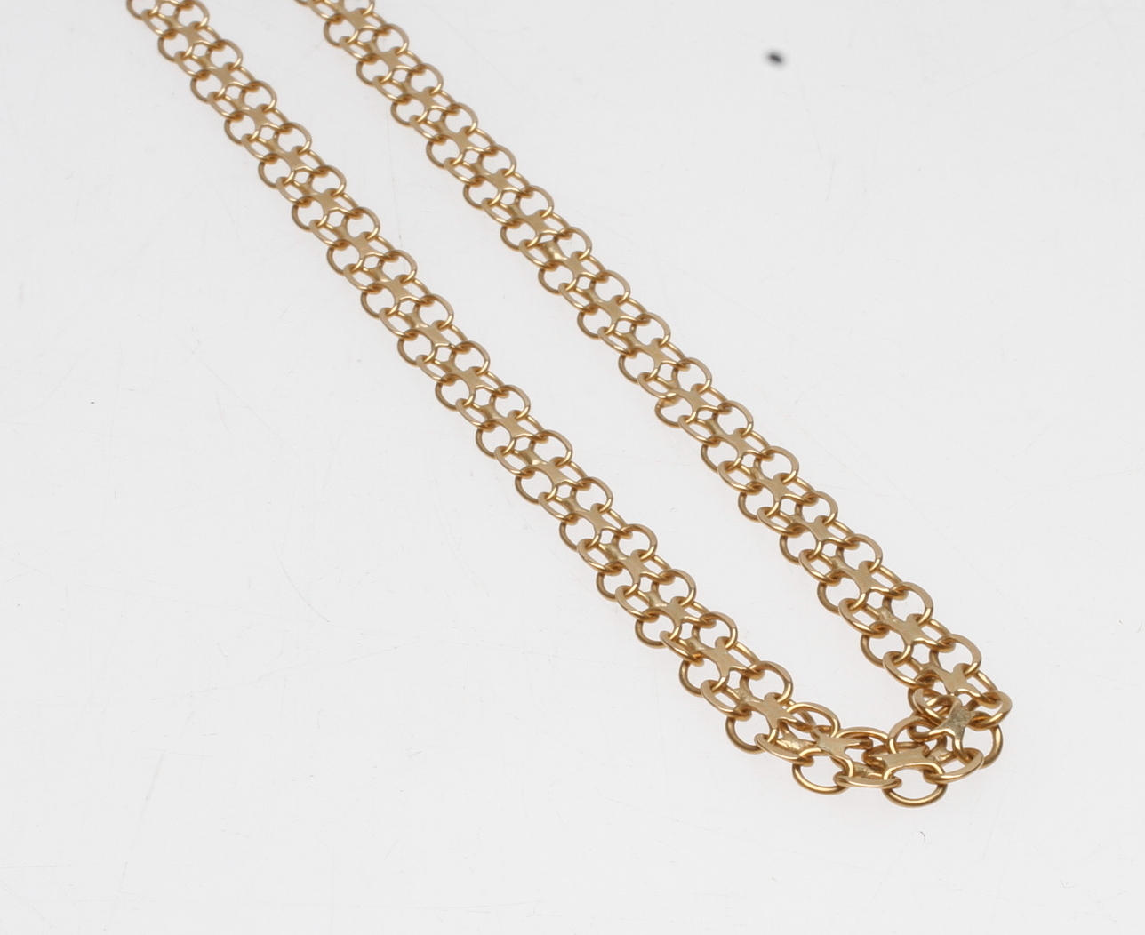 HALSBAND X-LÄNK, 18k guld, vikt ca 8,6 gr.