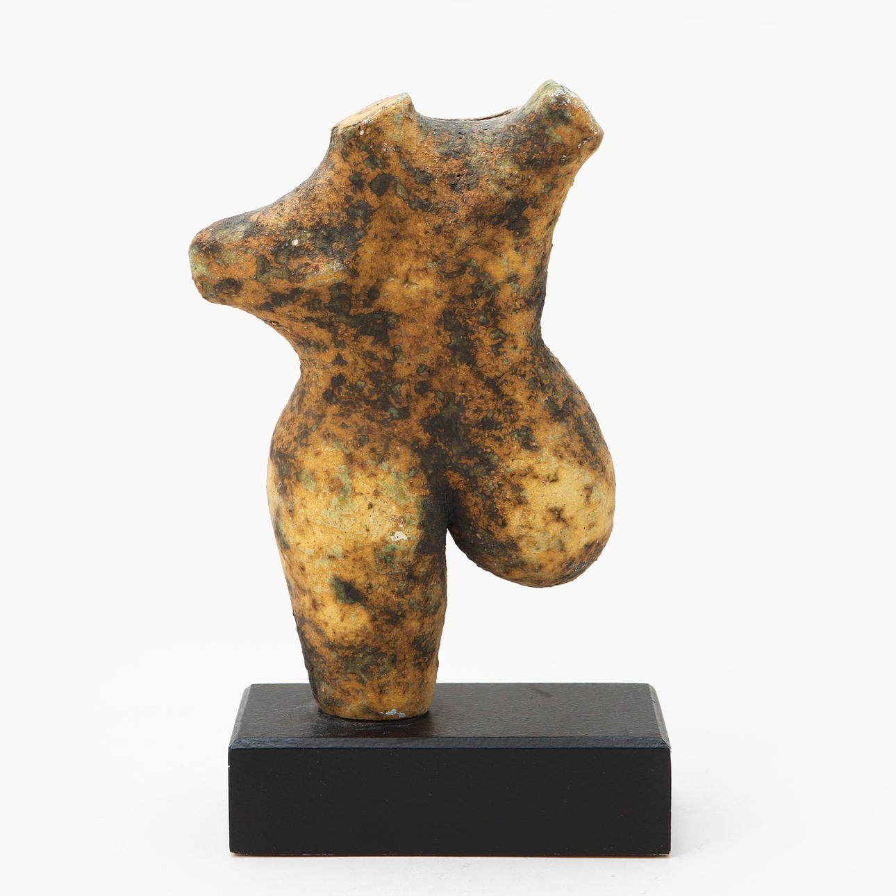 ALF EKBERG. Sculpture, torso, stoneware, signed.