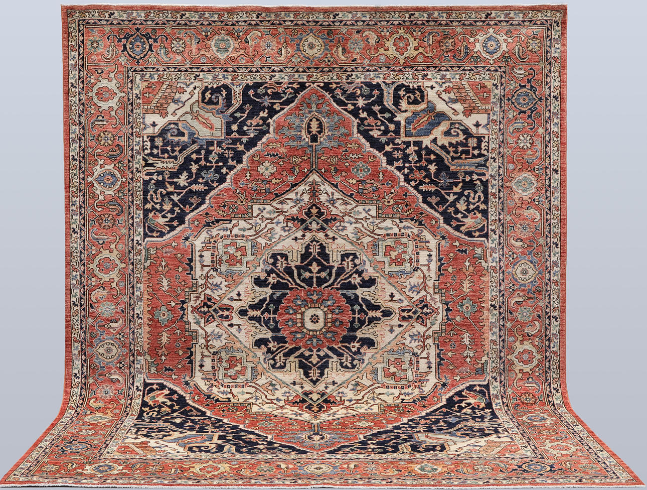 CARPET. Zigler - Heriz design, 297 x 247 cm.