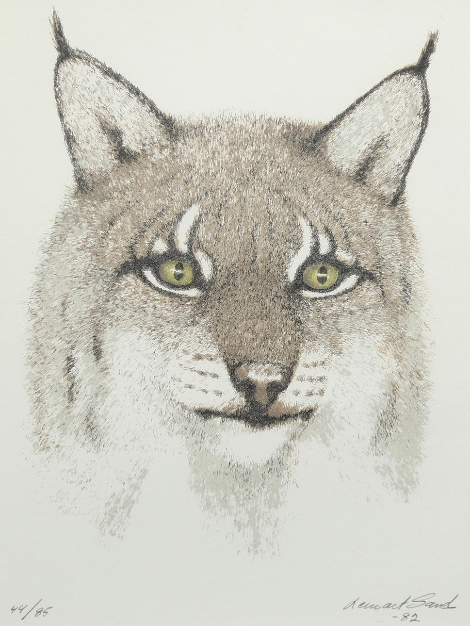 LENNART SAND. Lithograph, signed and numbered 44/85.