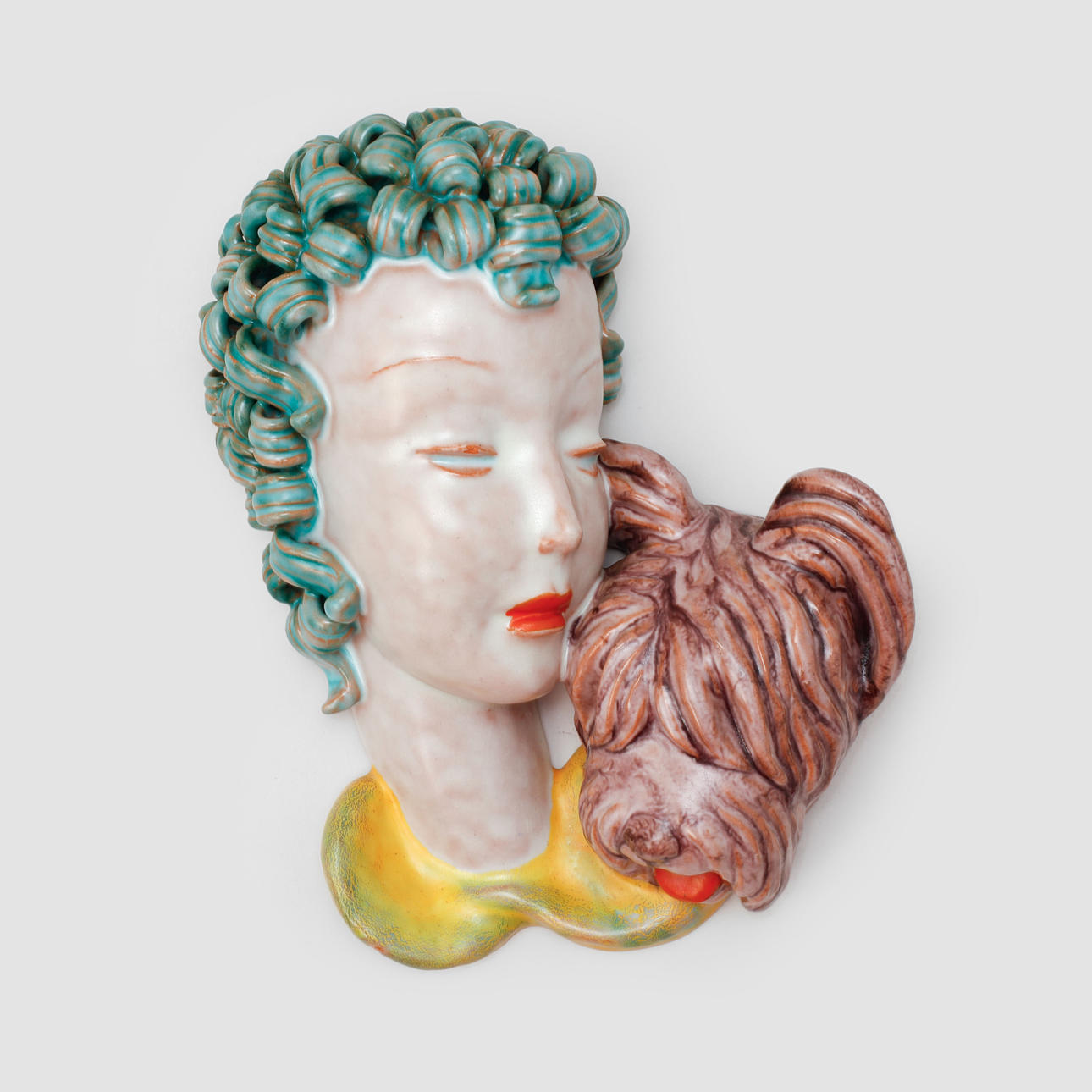 VÄGGRELIEF, keramik, Goldscheider.