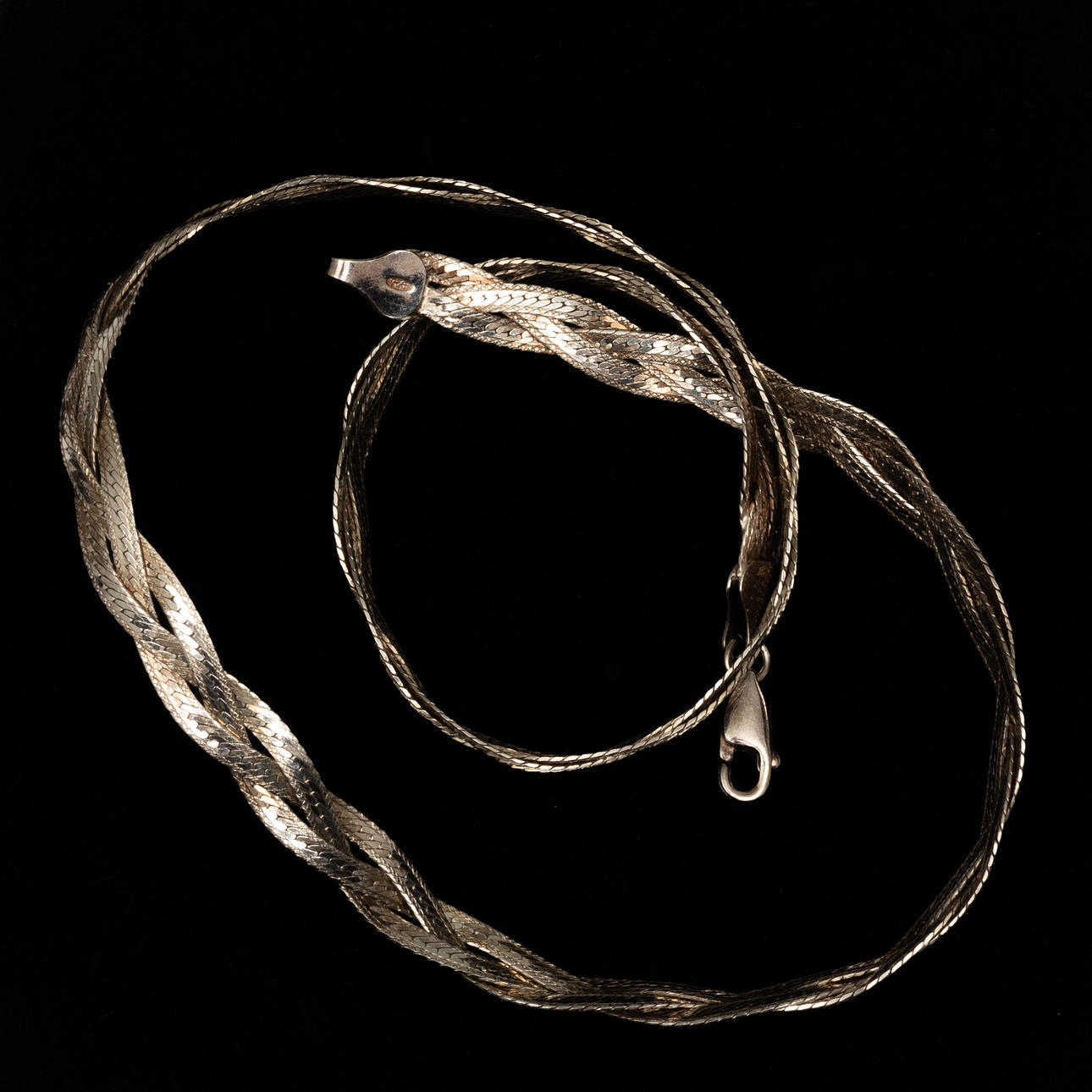 COLLIER, Sterlingsilver.
