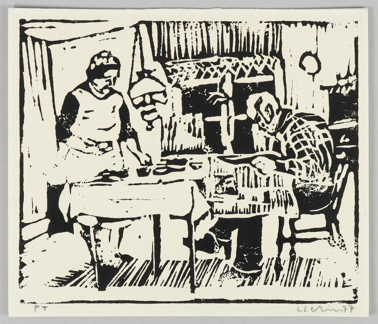 LARS LERIN. "Vid köksbordet".