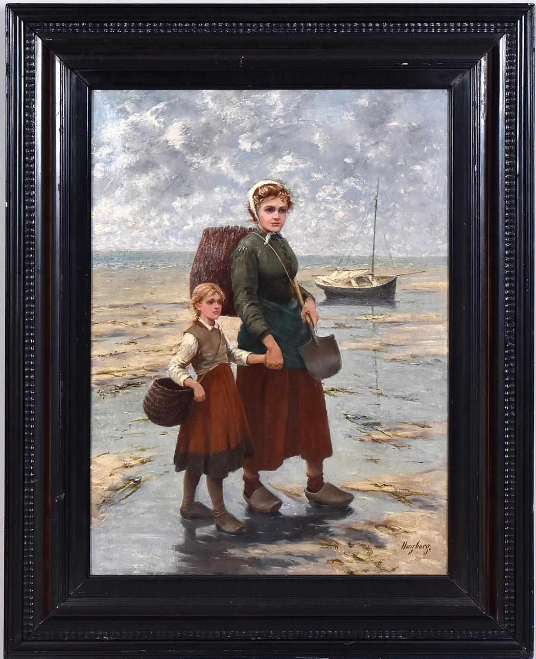 OTTO HAGBORG. Oil on canvas.